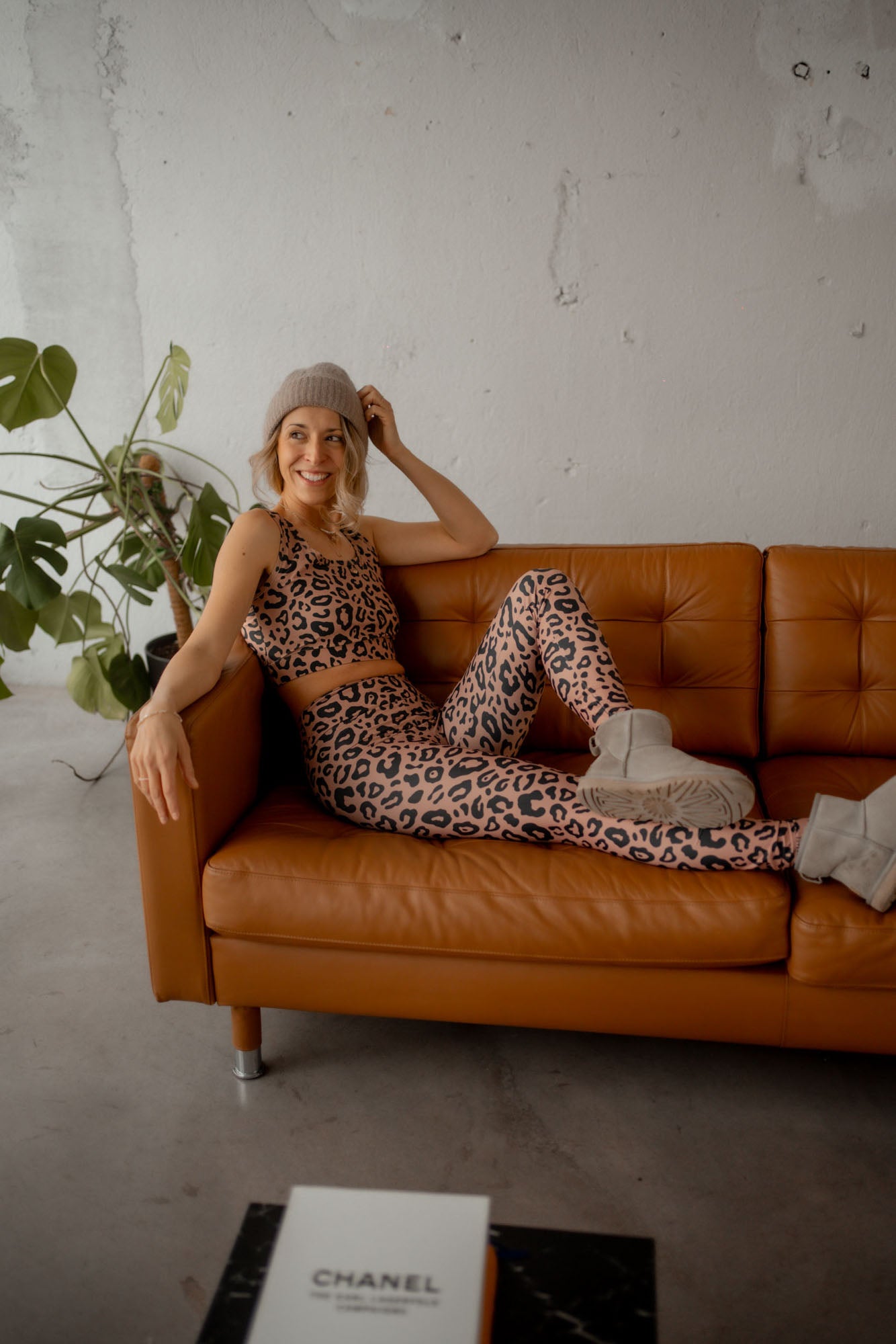 Спортен клин с леопардов принт