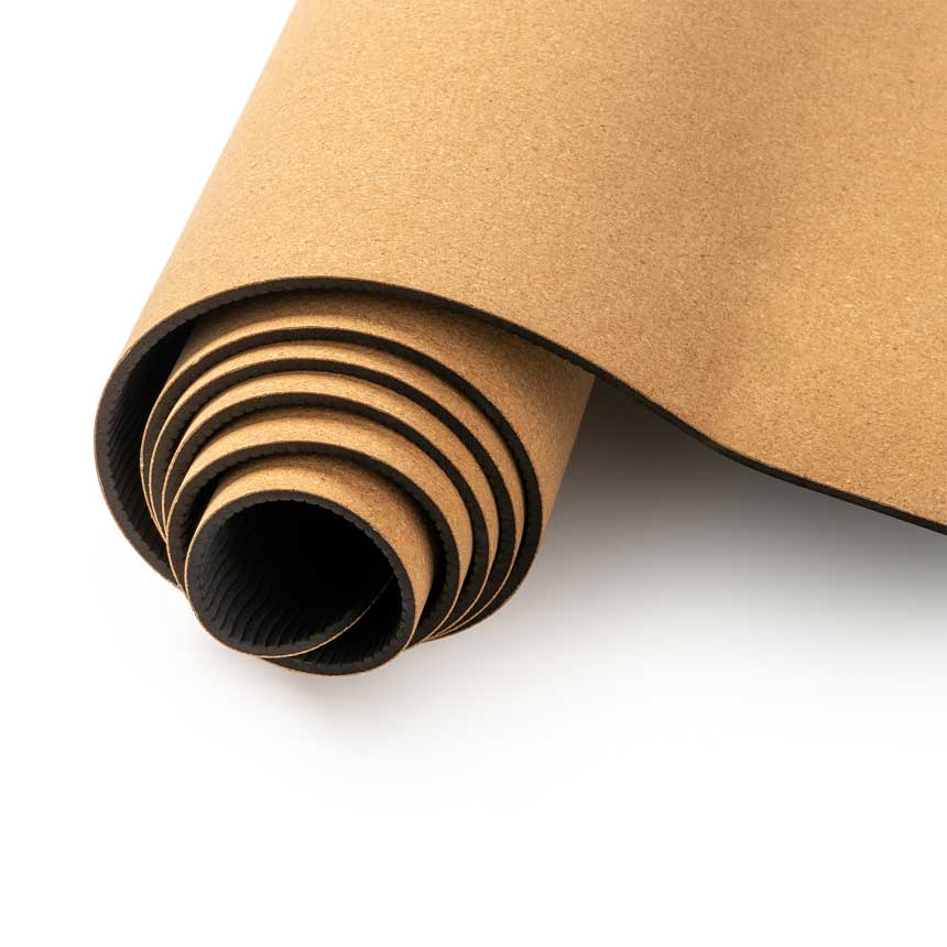 Йога постелка от корк SUN LOVE FLOW