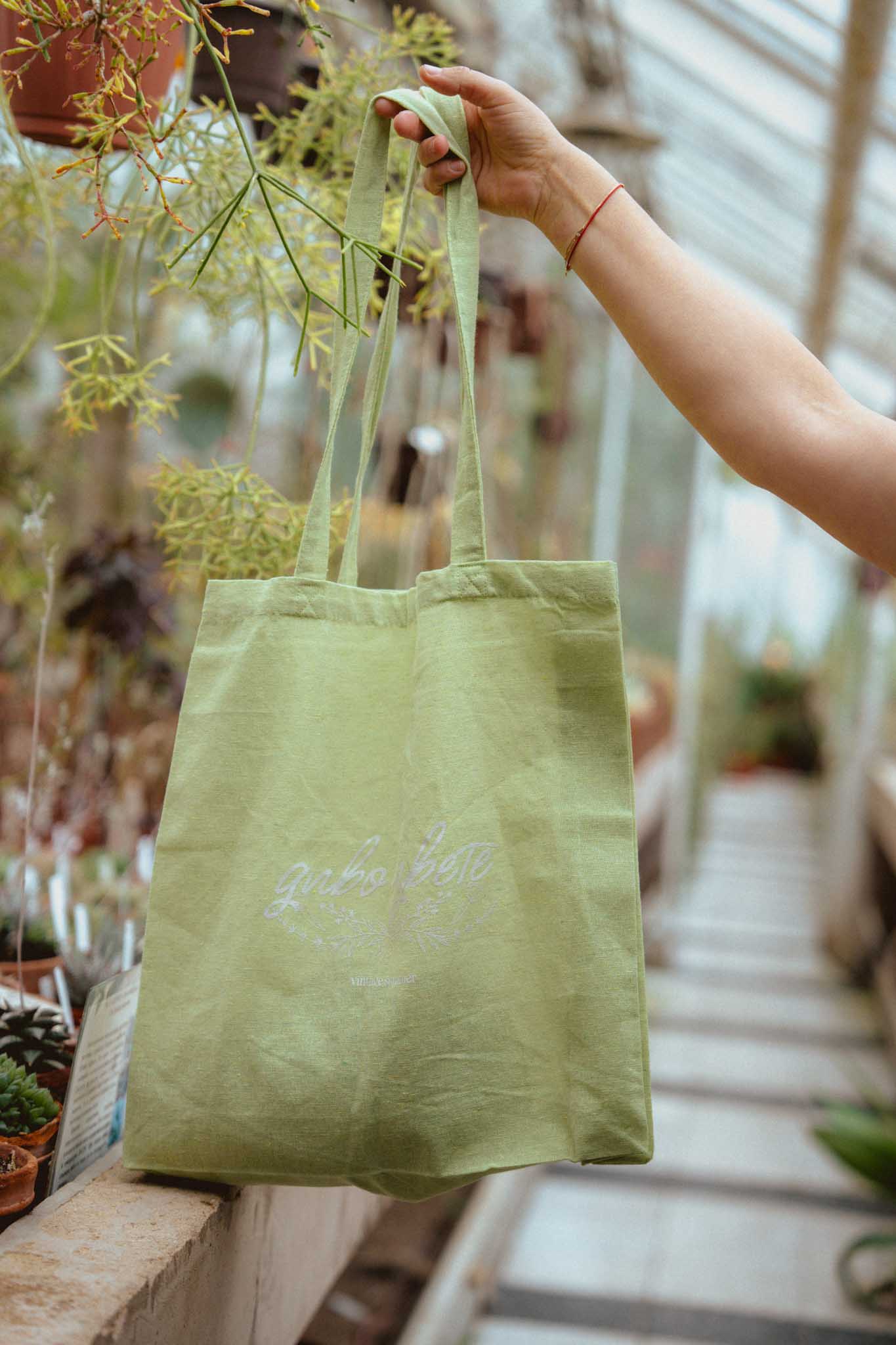 Зелена торба Диво Цвете