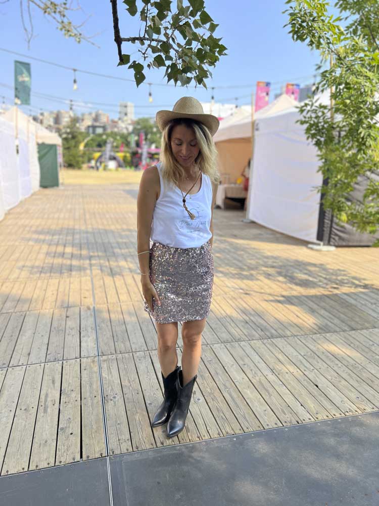 Мини пола с пайети SOLEA