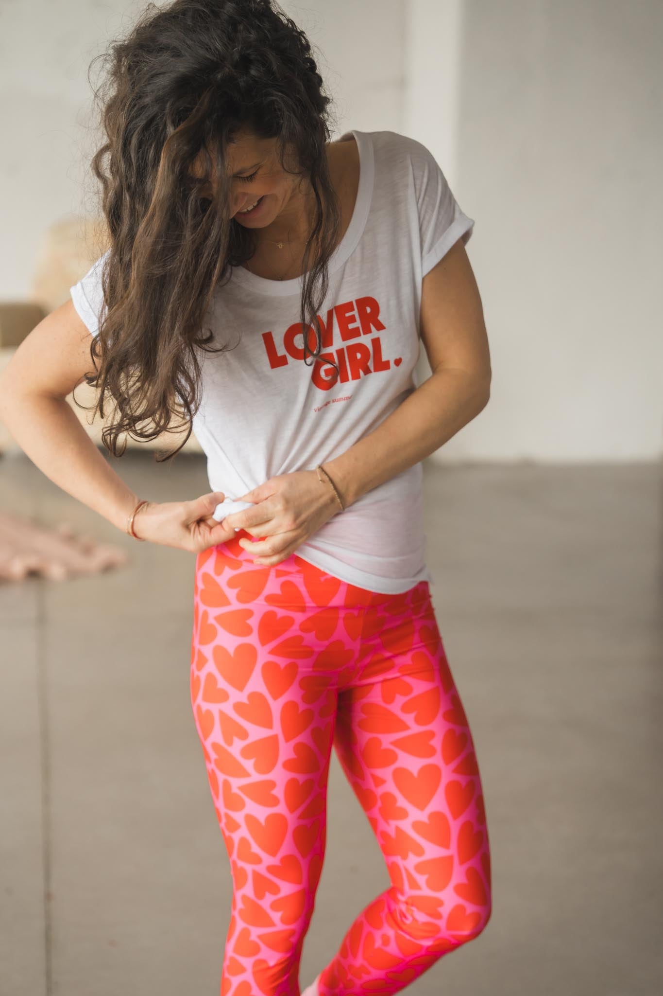 Спортен клин с принт на сърца