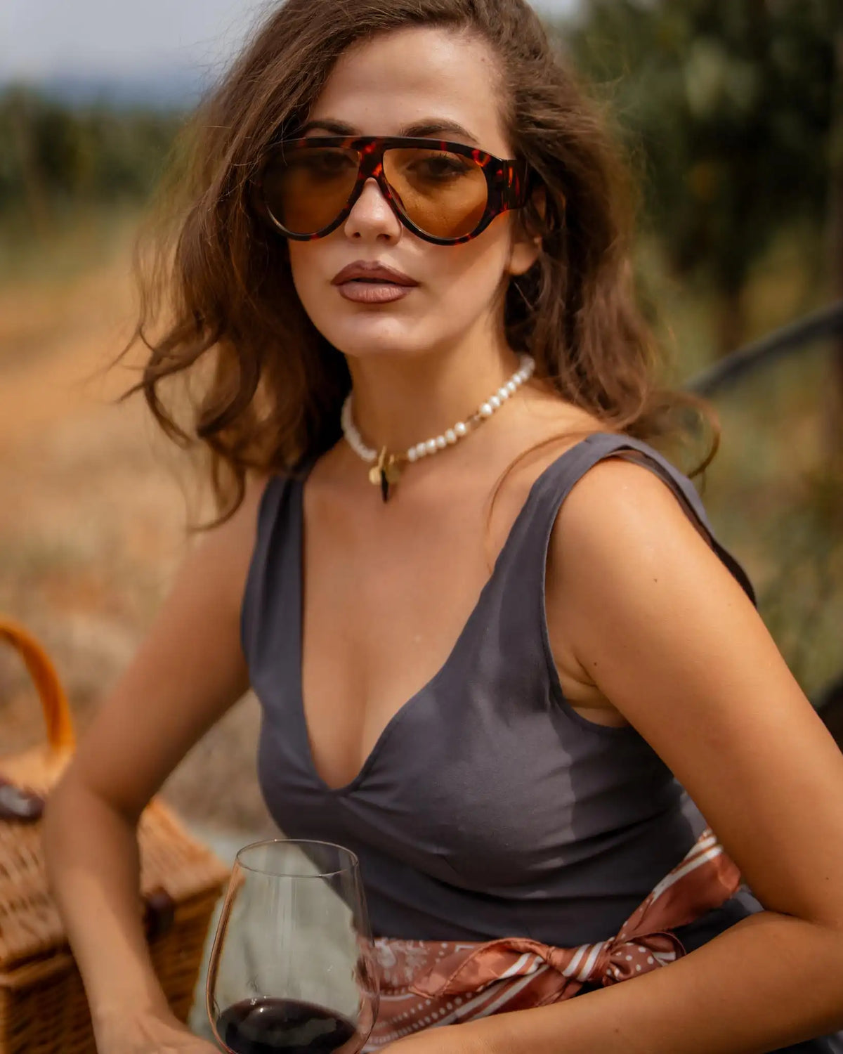 Дълга сива рокля Olivia Gray