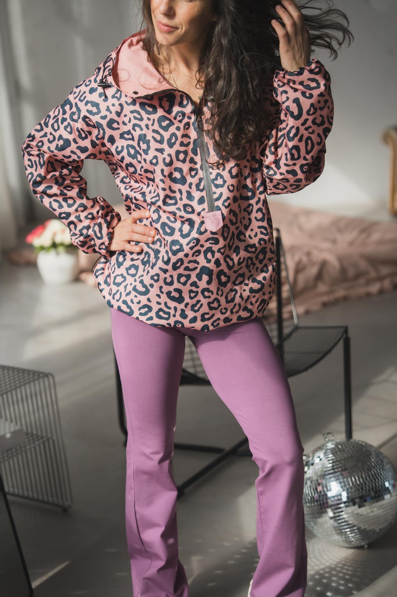 Водоустойчиво яке “Wild Chic” с леопардов принт