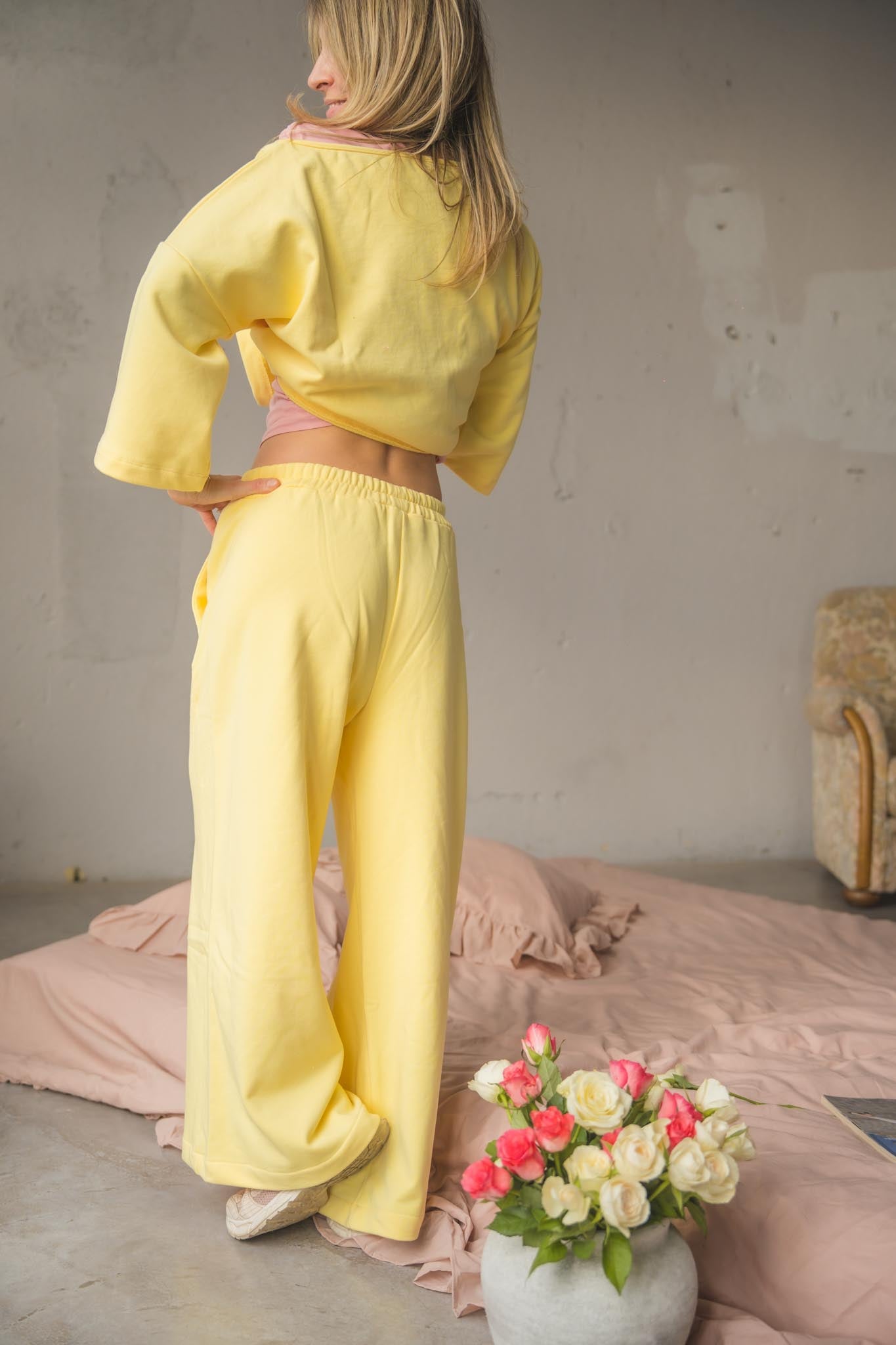 Жълтa блуза GOOD ENERGY