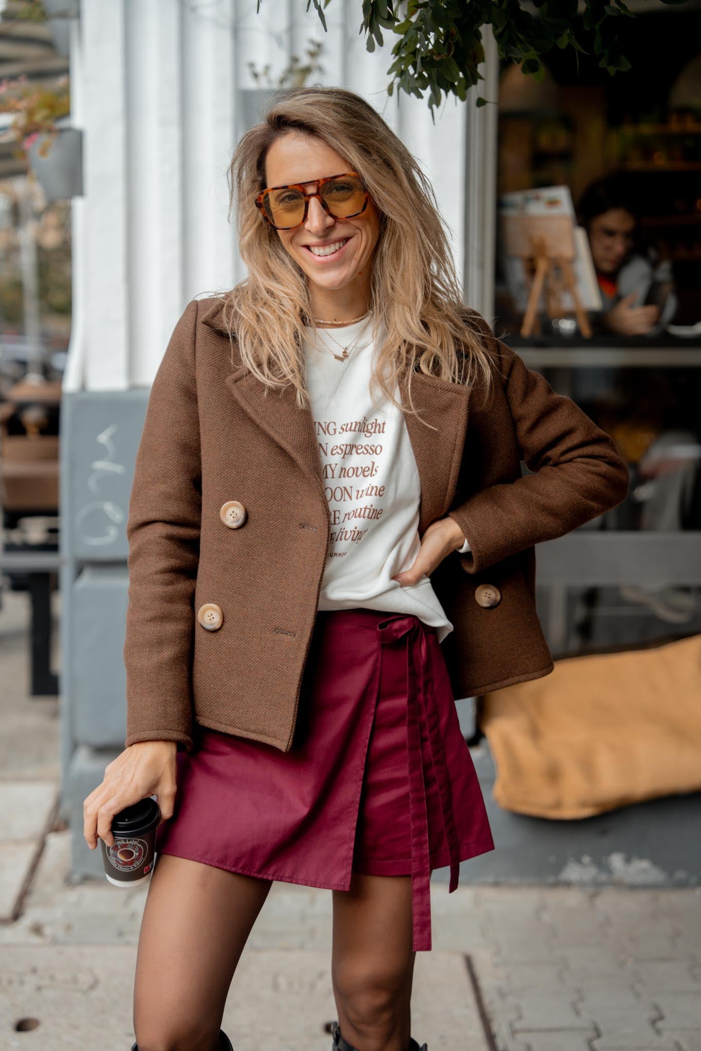 Бяла Блуза SELF CARE