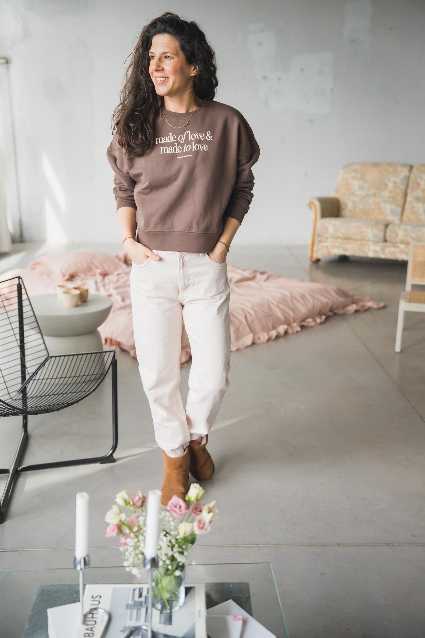 Кафява Блуза Made of Love & Made to Love