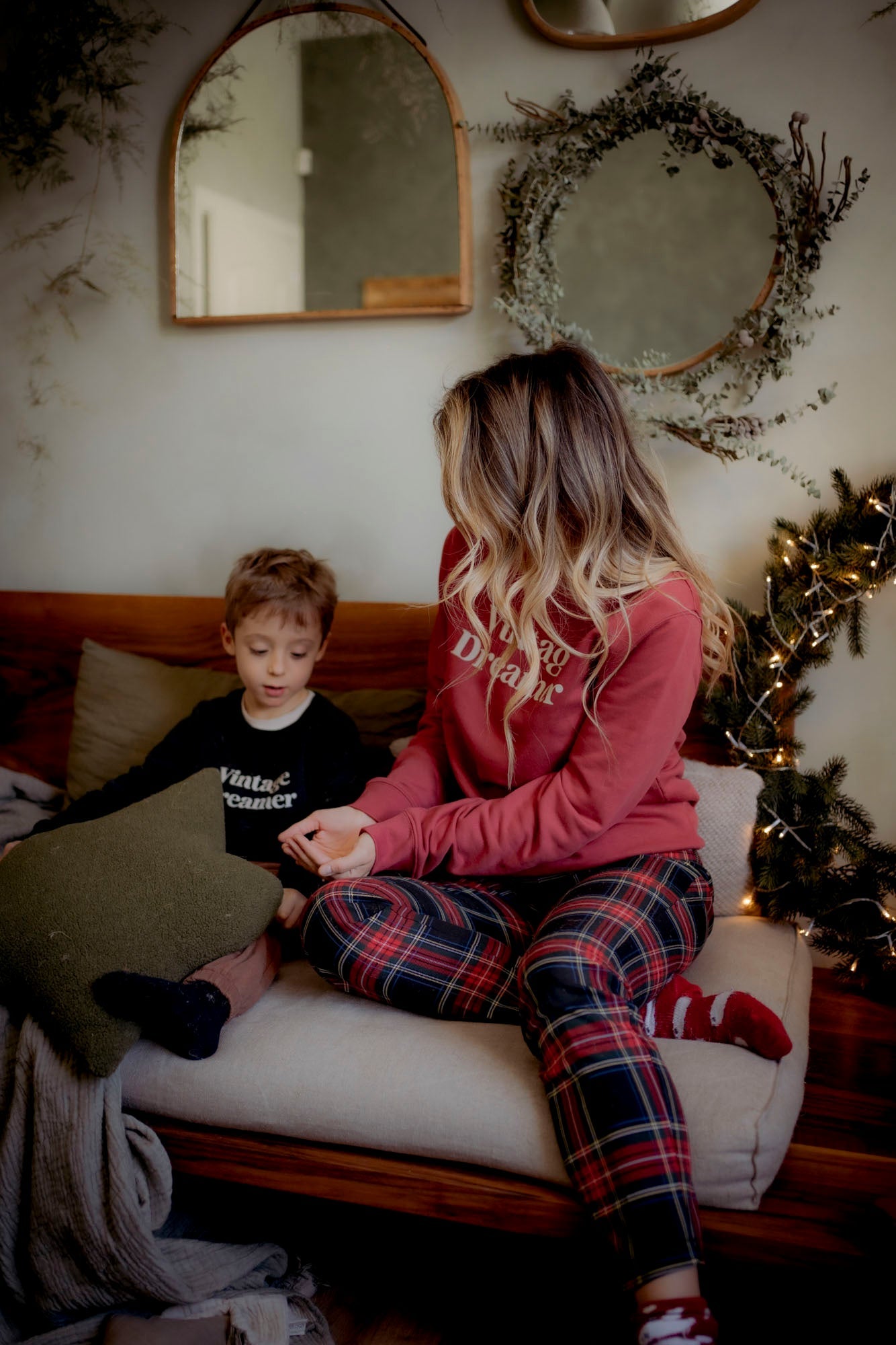 Коледна кутия подарък "Мама и аз"