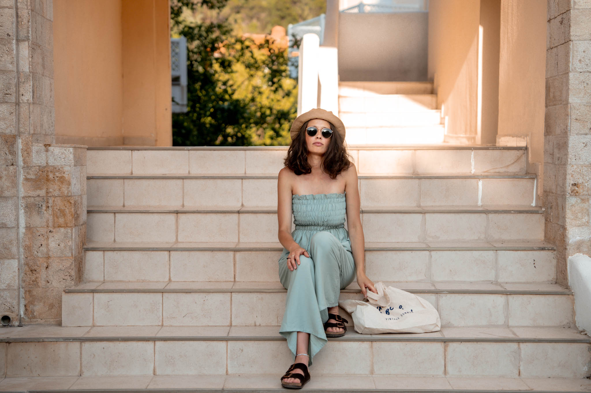 Ментов комплект с панталон и бюстие ISLA