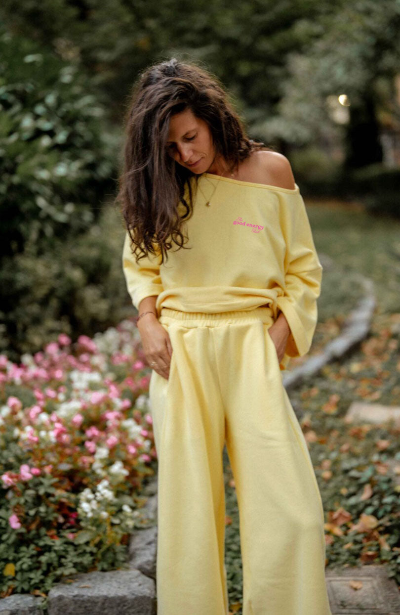 Жълтa блуза GOOD ENERGY