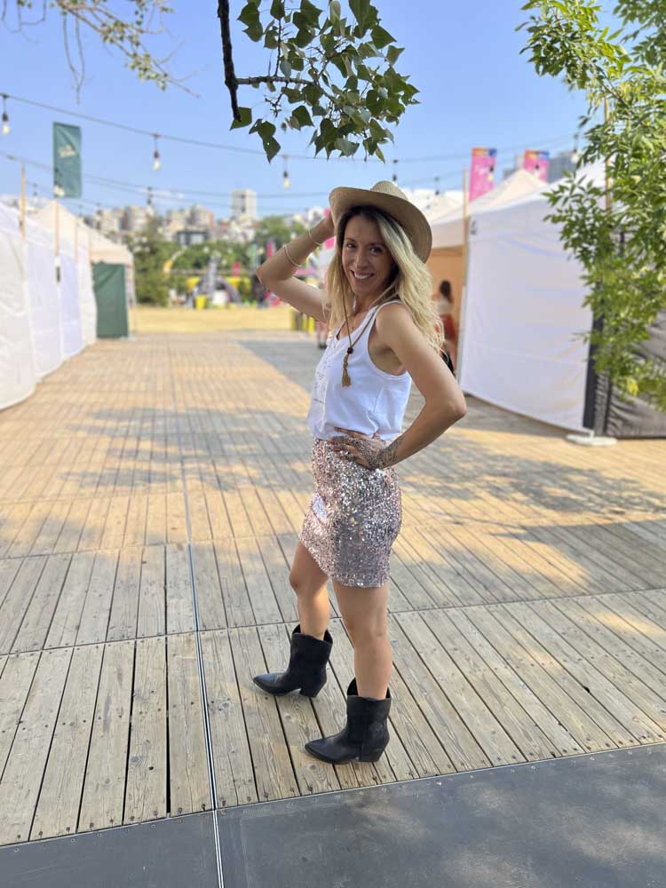 Мини пола с пайети SOLEA