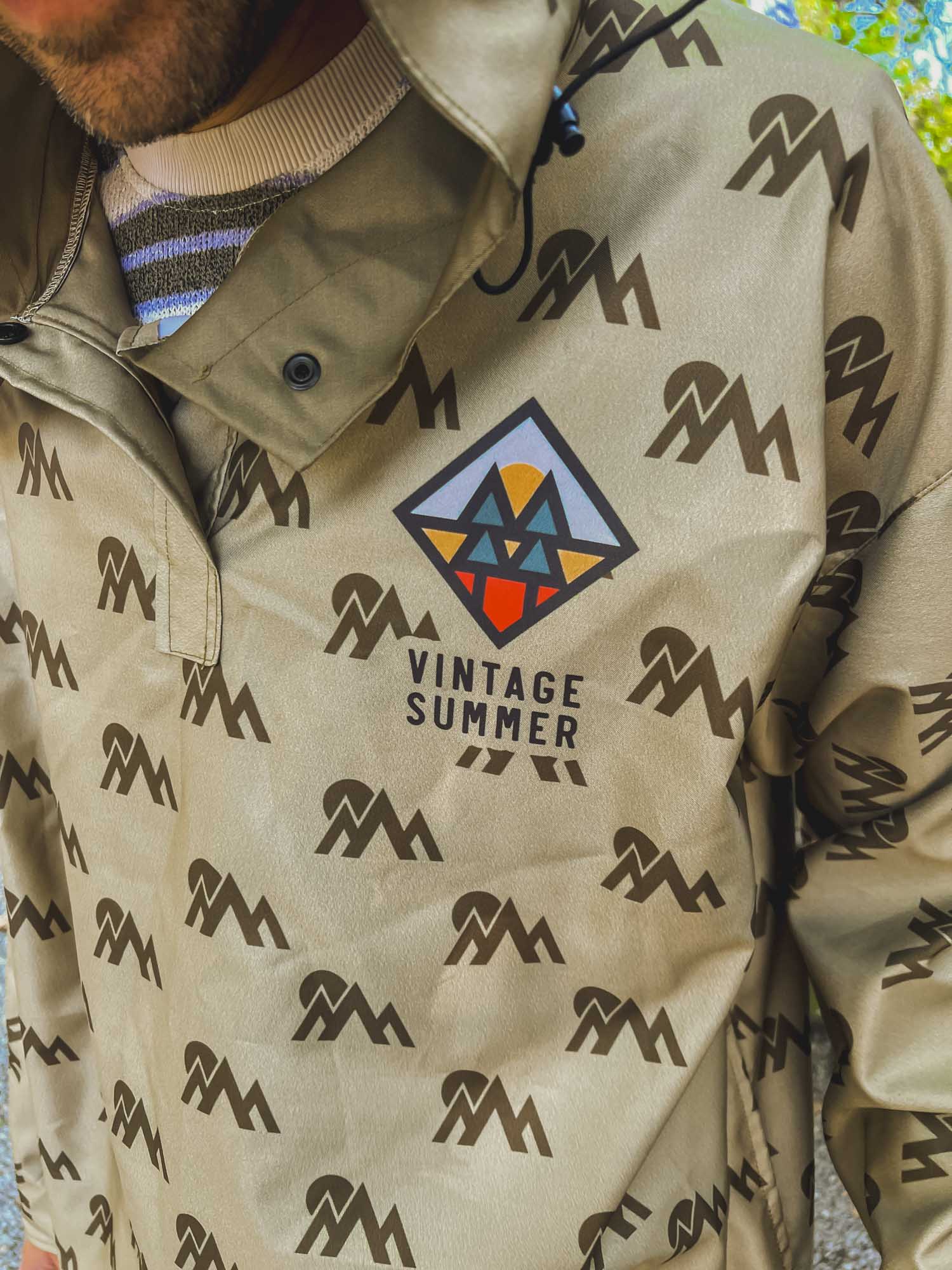 Детски каки зелен дъждобран Urban Kid