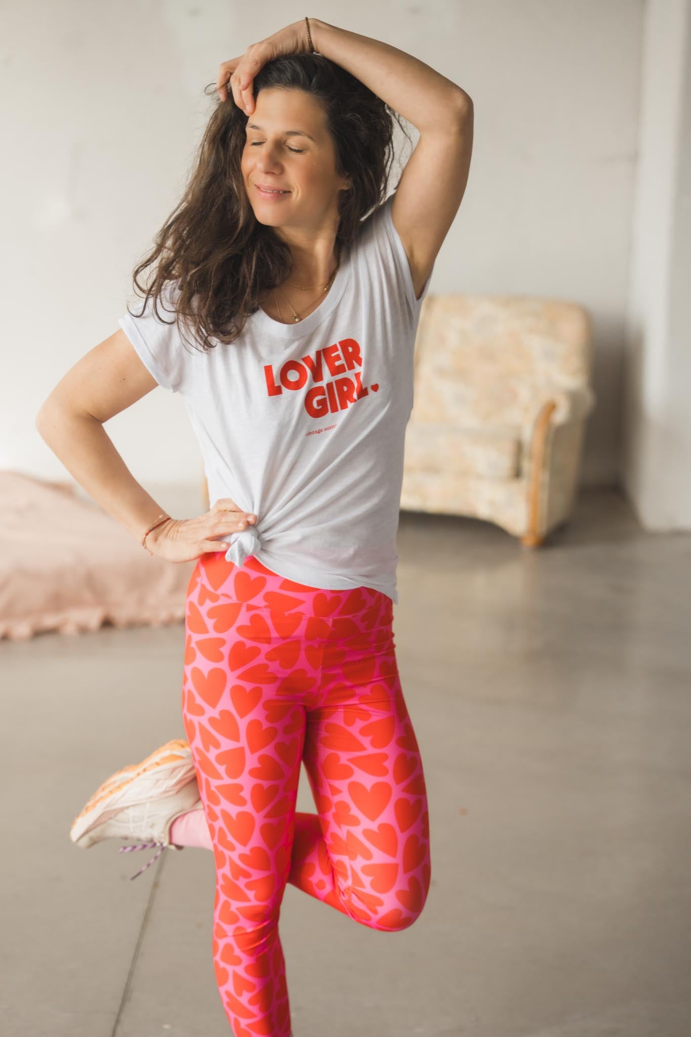 Бяла тениска Lover Girl