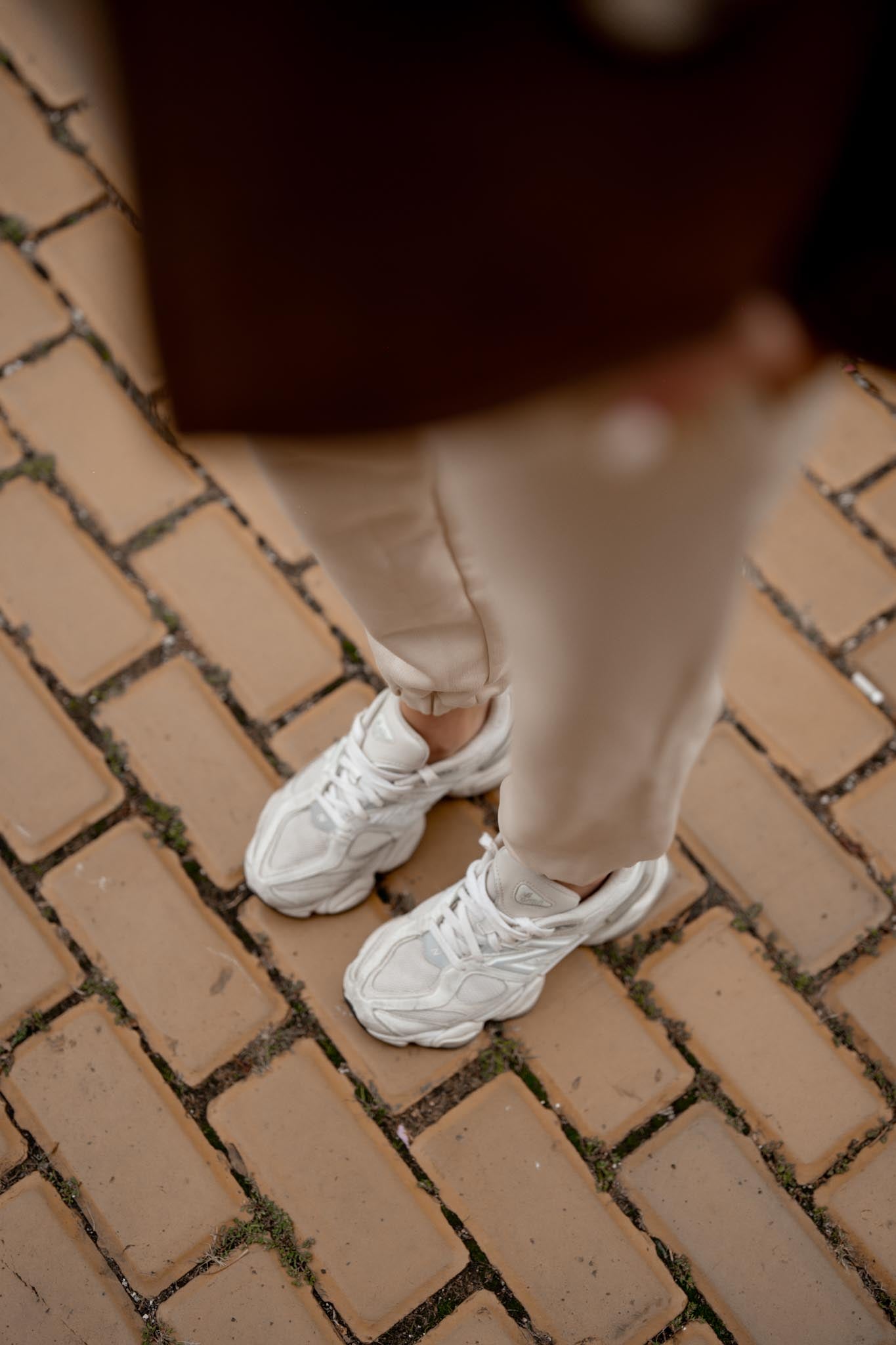 Бежов панталон SELF CARE с  крачол с ластик