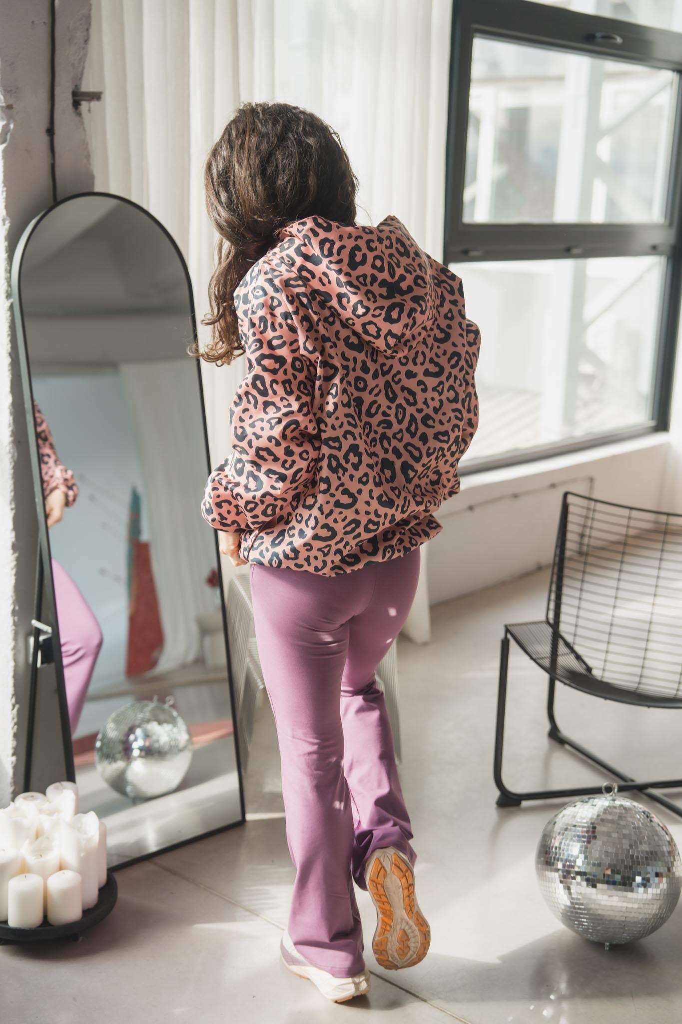 Водоустойчиво яке “Wild Chic” с леопардов принт