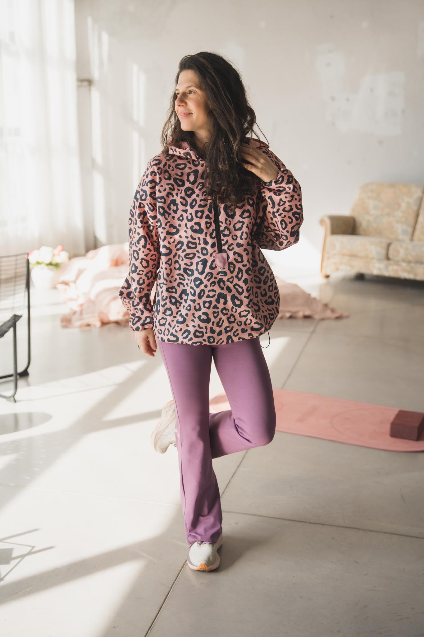 Водоустойчиво яке “Wild Chic” с леопардов принт