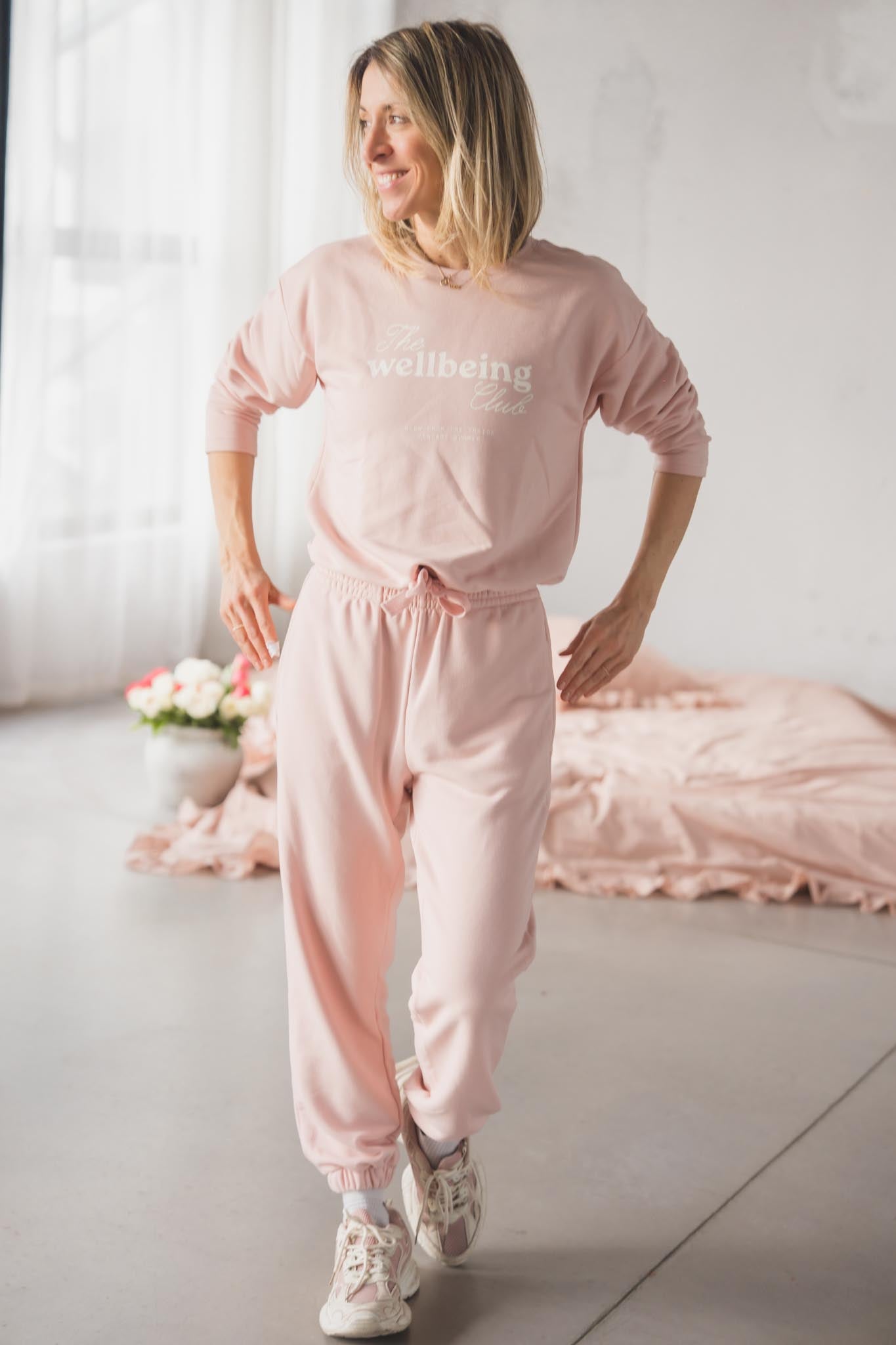 Спортно долнище BLUSH с висока талия