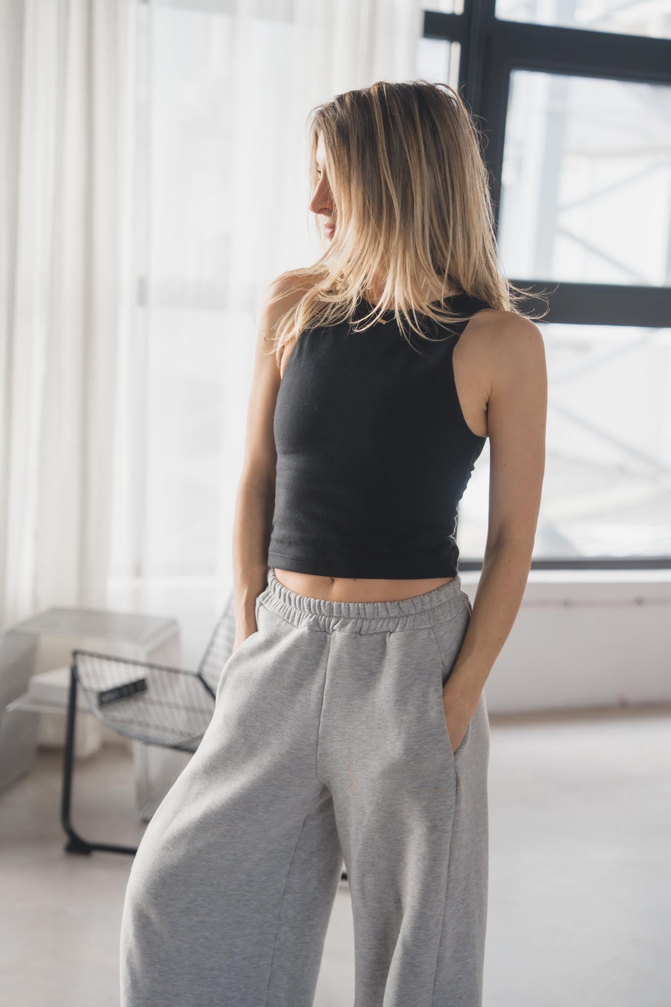 Pre-order: Минималистичен черен топ MIDNIGHT WHISPER