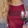 Тениска Pairs well with wine